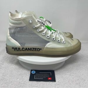 Converse Chuck Taylor All Star Vulcanized Hi Off-White Men’s 8.5 / Women’s 10.5